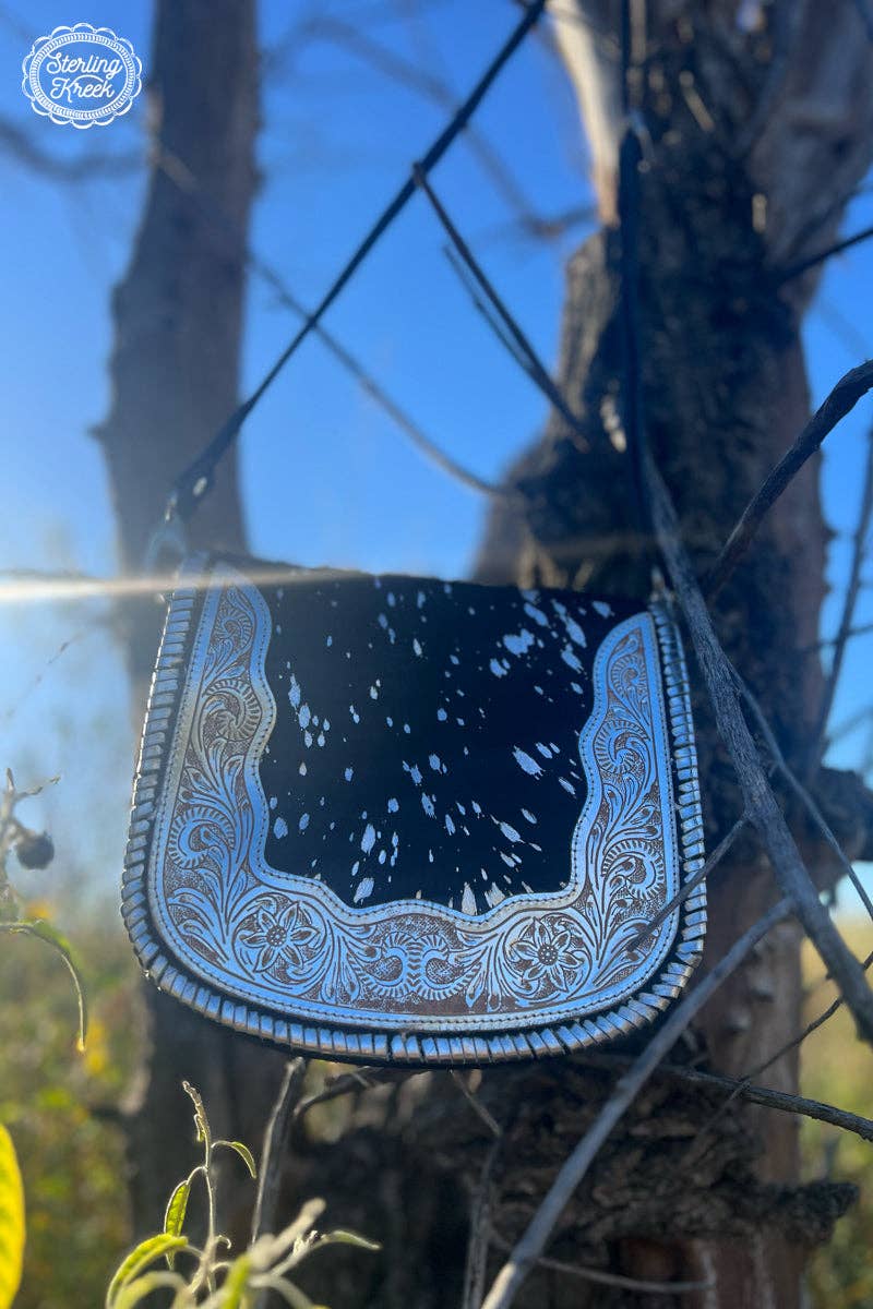 Black Buckle Crossbody