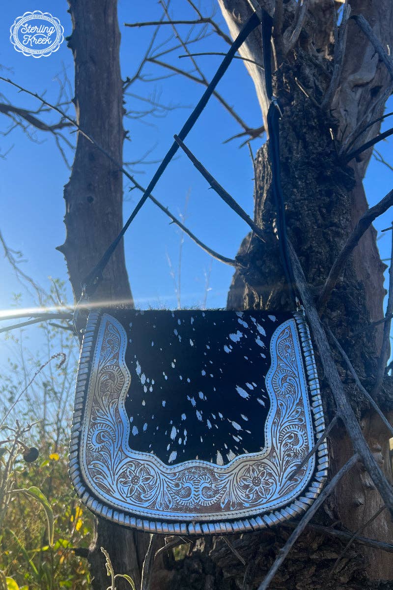 Black Buckle Crossbody