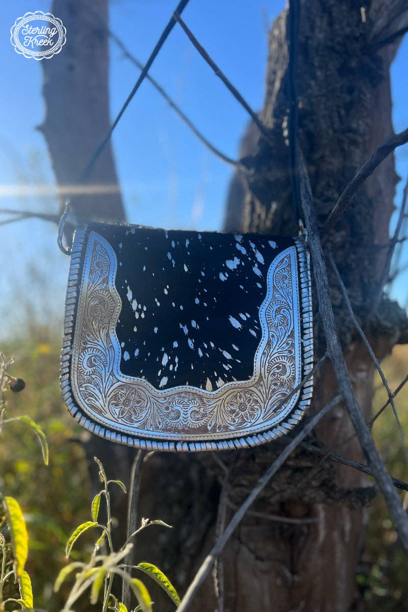 Black Buckle Crossbody
