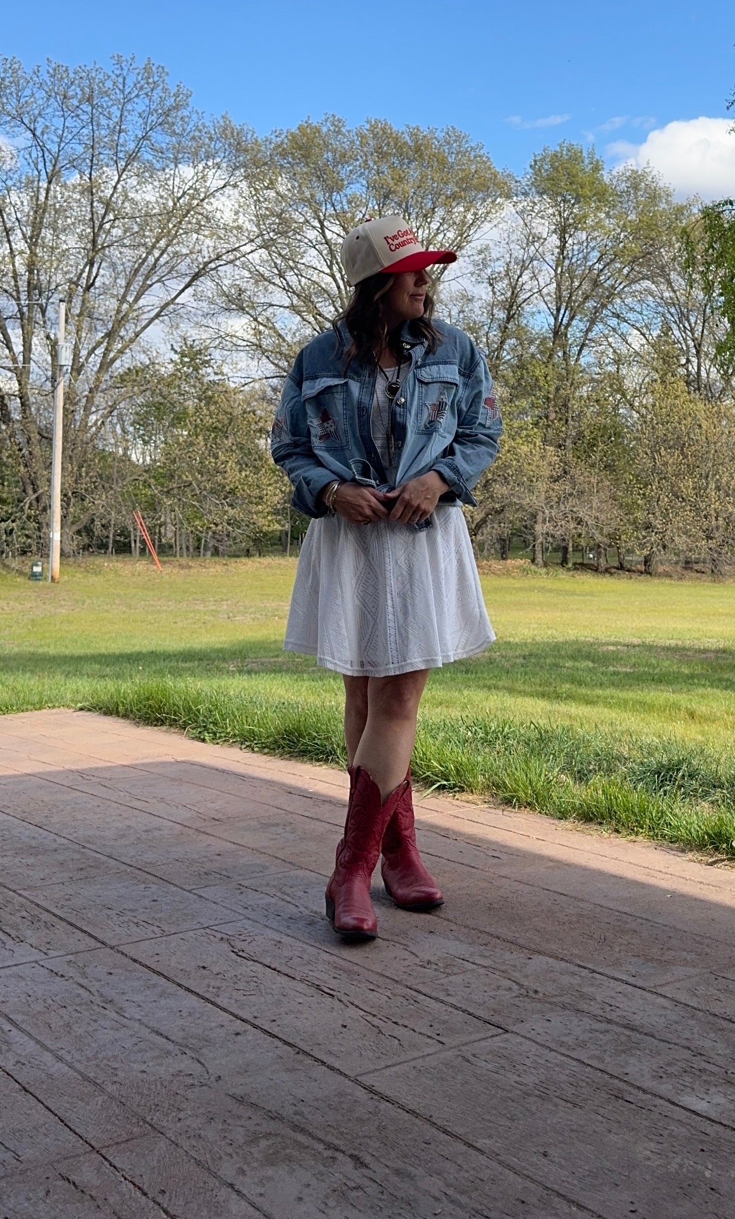 Stars and Patches Denim Shirt