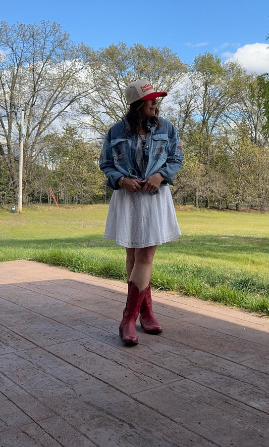 Stars and Patches Denim Shirt
