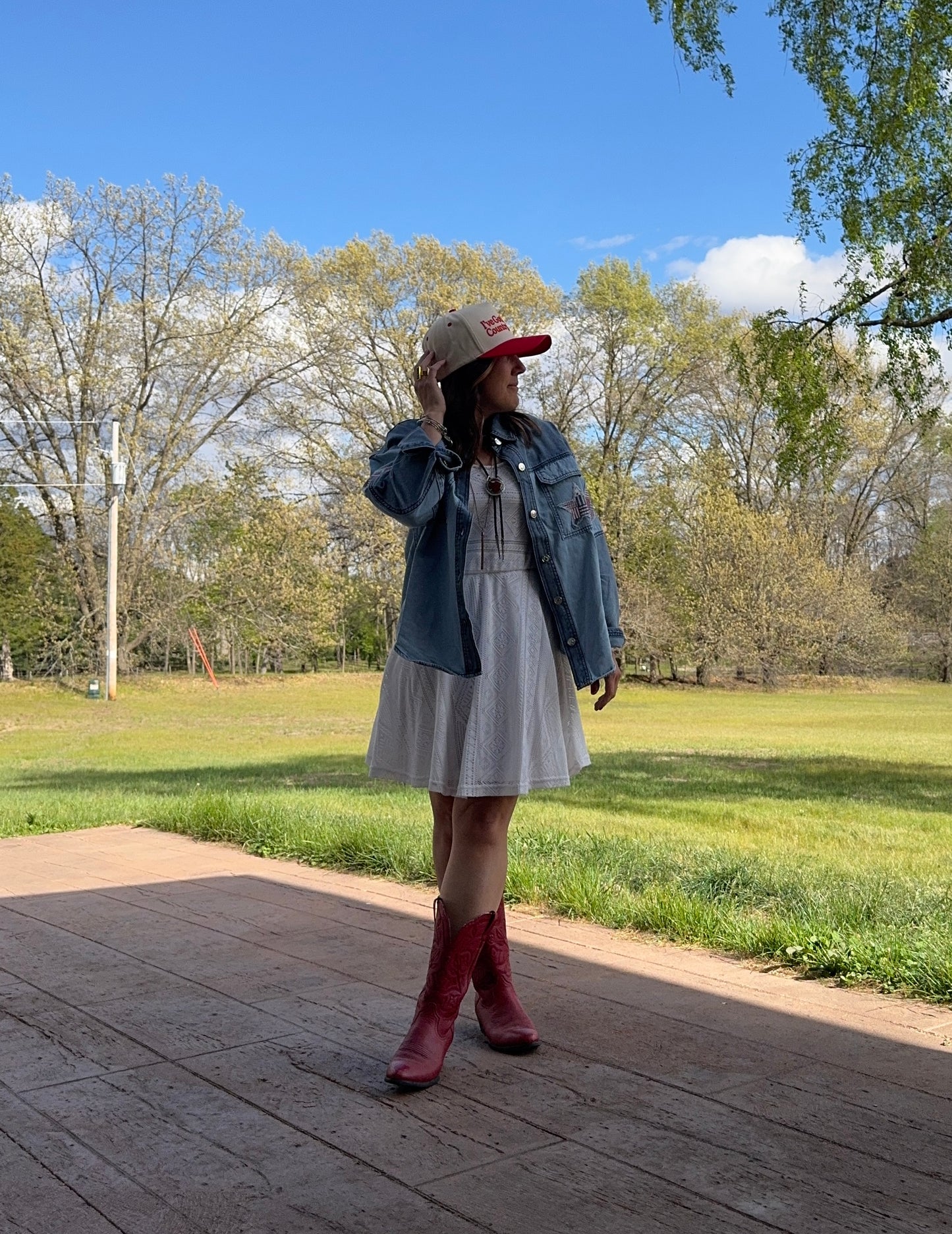 Stars and Patches Denim Shirt