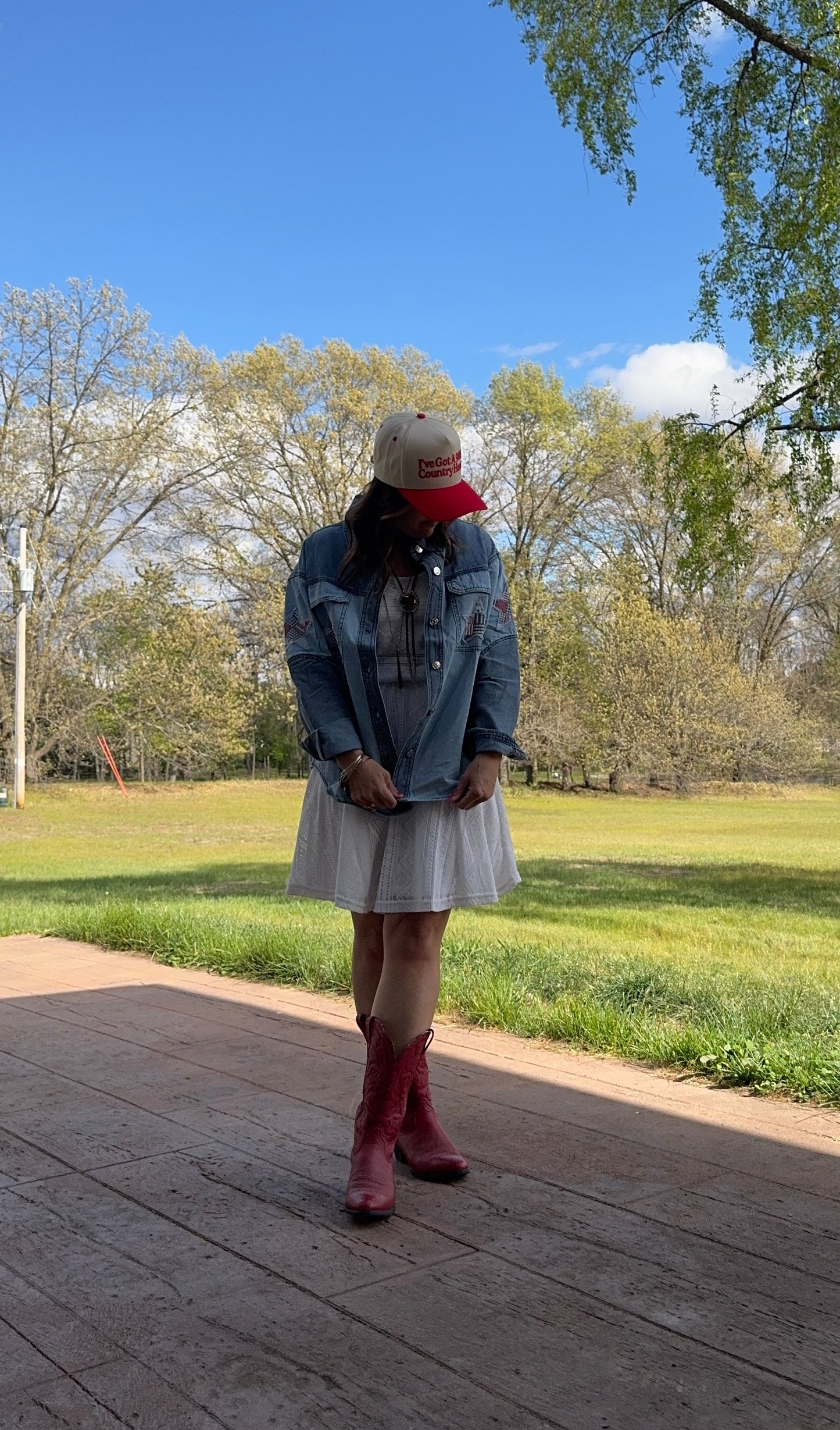 Stars and Patches Denim Shirt