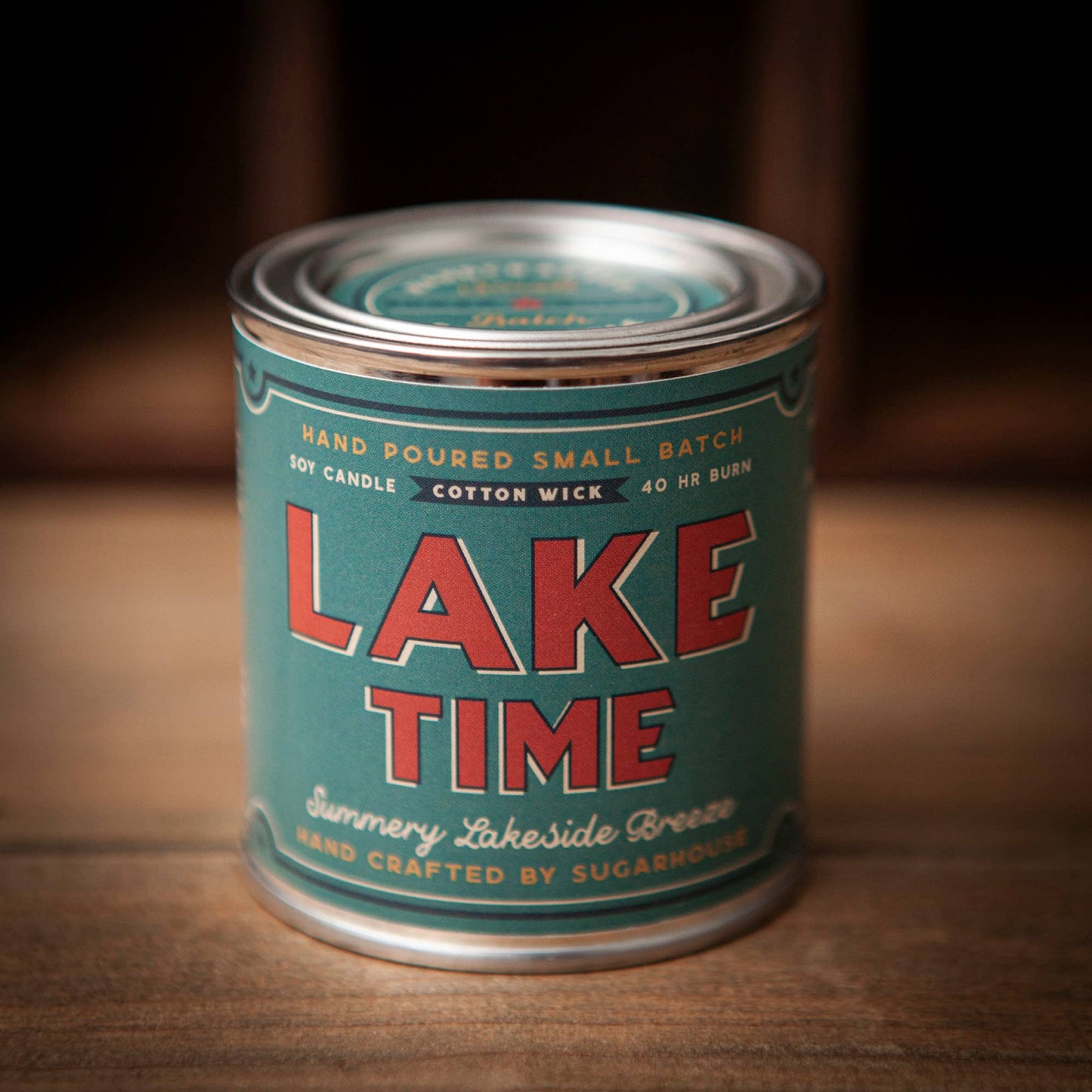 Lake Time Soy Paint Can Candle